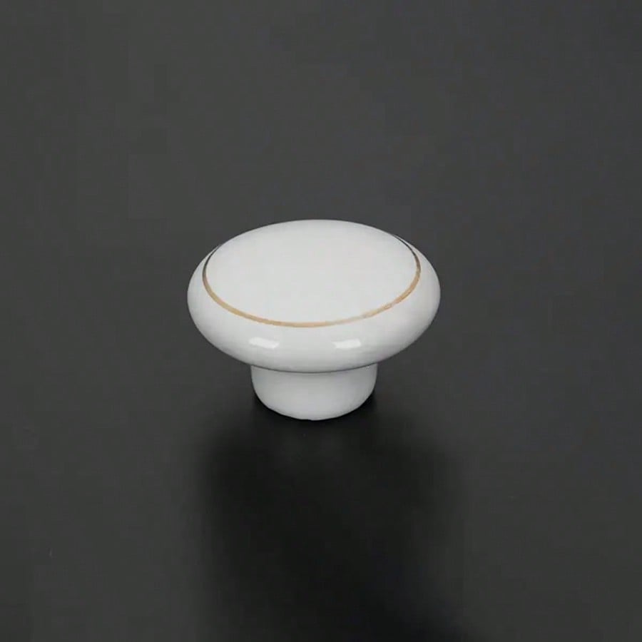 2Pcs Kitchen Cabinet Knobs And Pulls White