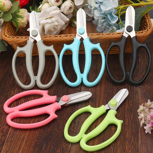 Garden Scissors, 8 Pcs Floral Shears With Comfortable Handles, Pruning Clippers For Flower Arranging, Fruit Picking, And Trimming