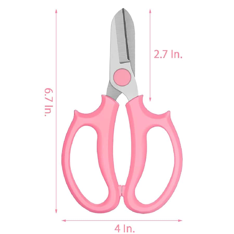 Garden Scissors, 8 Pcs Floral Shears With Comfortable Handles, Pruning Clippers For Flower Arranging, Fruit Picking, And Trimming