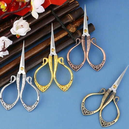 26 Pcs Vintage Craft Scissors, Small Portable Scissors For Cutting Thread, Embroidery, And Sewing