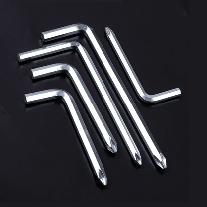 20 Pick L-shaped Phillips Allen Wrench Matching Scooter Hex Tool Galvanized Allen Screwdriver