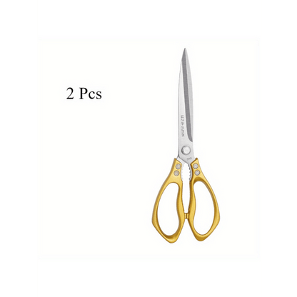 2 Pcs Kitchen Scissors Heavy Duty Sharp Kitchen Shears Dishwasher Safe Multipurpose Cutting Scissors for Meat Chicken Fish Poultry Herbs Bread