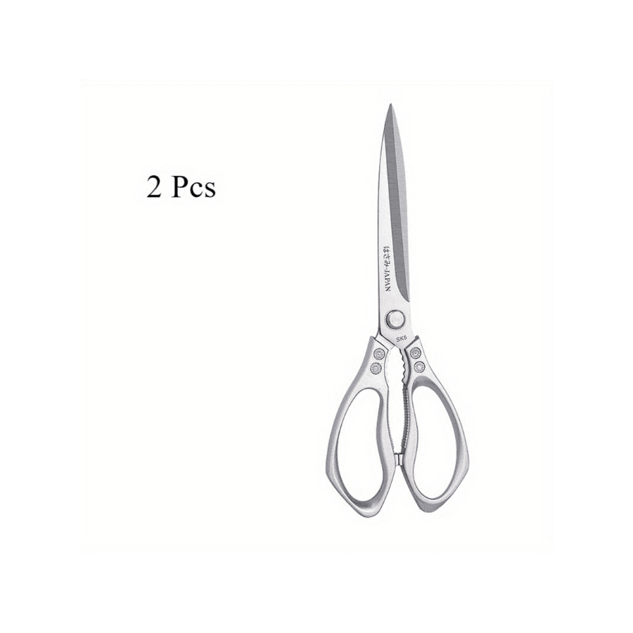 2 Pcs Kitchen Scissors Heavy Duty Sharp Kitchen Shears Dishwasher Safe Multipurpose Cutting Scissors for Meat Chicken Fish Poultry Herbs Bread