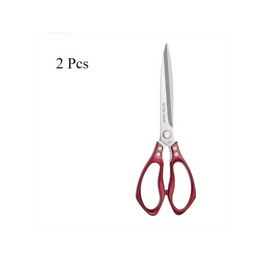 2 Pcs Kitchen Scissors Heavy Duty Sharp Kitchen Shears Dishwasher Safe Multipurpose Cutting Scissors for Meat Chicken Fish Poultry Herbs Bread