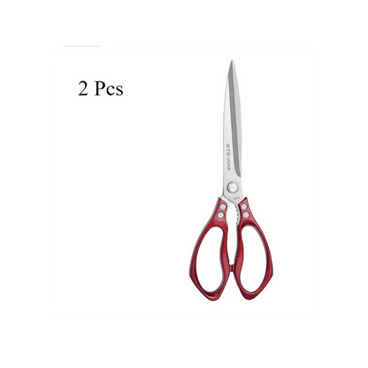 2 Pcs Kitchen Scissors Heavy Duty Sharp Kitchen Shears Dishwasher Safe Multipurpose Cutting Scissors for Meat Chicken Fish Poultry Herbs Bread