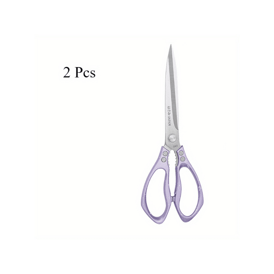 2 Pcs Kitchen Scissors Heavy Duty Sharp Kitchen Shears Dishwasher Safe Multipurpose Cutting Scissors for Meat Chicken Fish Poultry Herbs Bread